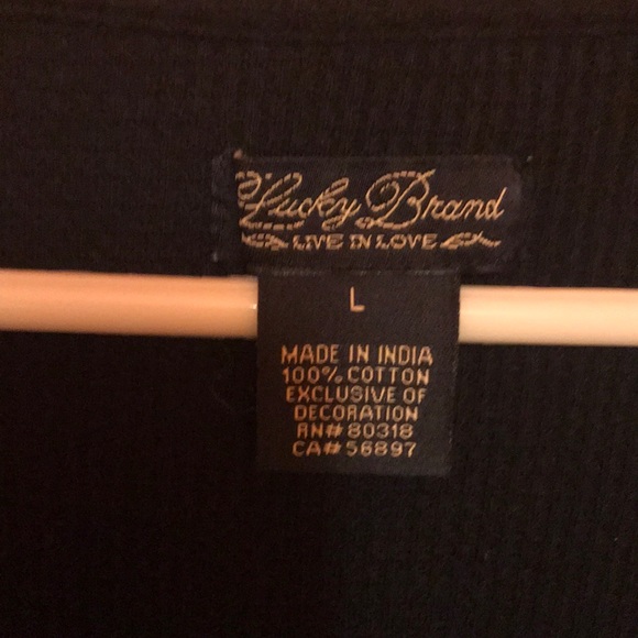 Lucky Brand Navy Long Sleeve - Picture 3 of 3